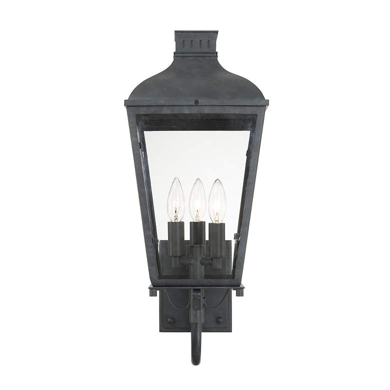 Image 3 Crystorama Dumont 23 1/2" High Graphite Outdoor Wall Light more views