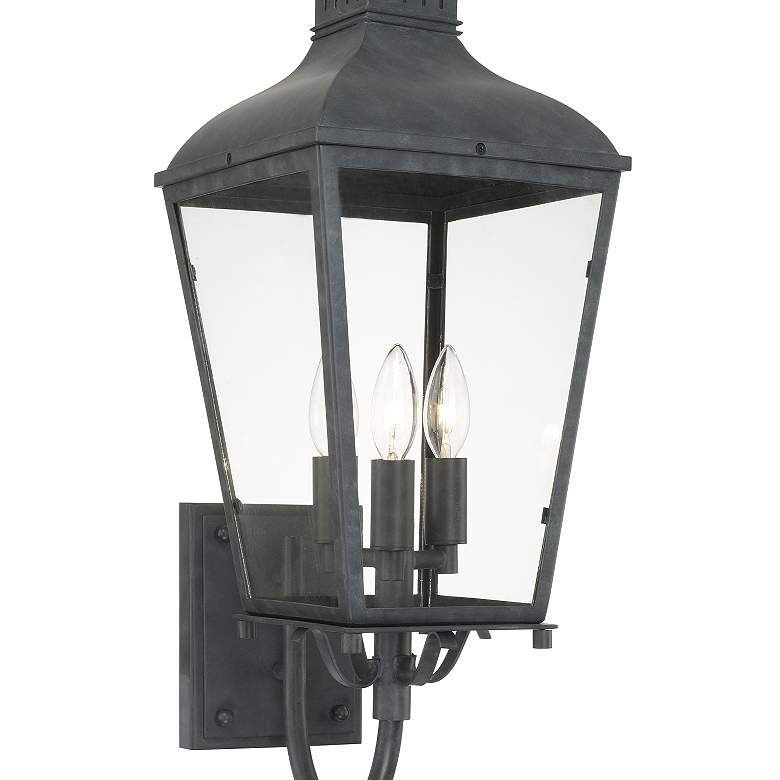 Image 5 Crystorama Dumont 23 1/2" High Graphite Outdoor Wall Light more views