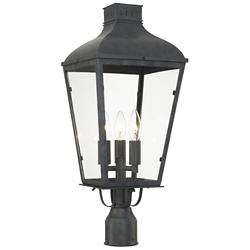Crystorama Dumont 23" High Graphite Outdoor Post Light
