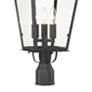 5_Crystorama Dumont 23" High Graphite Outdoor Post Light more views
