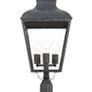4_Crystorama Dumont 25" High Graphite Outdoor Post Light more views