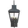 Crystorama Dumont 32" High Graphite Outdoor Wall Light