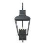 3_Crystorama Dumont 32" High Graphite Outdoor Wall Light more views