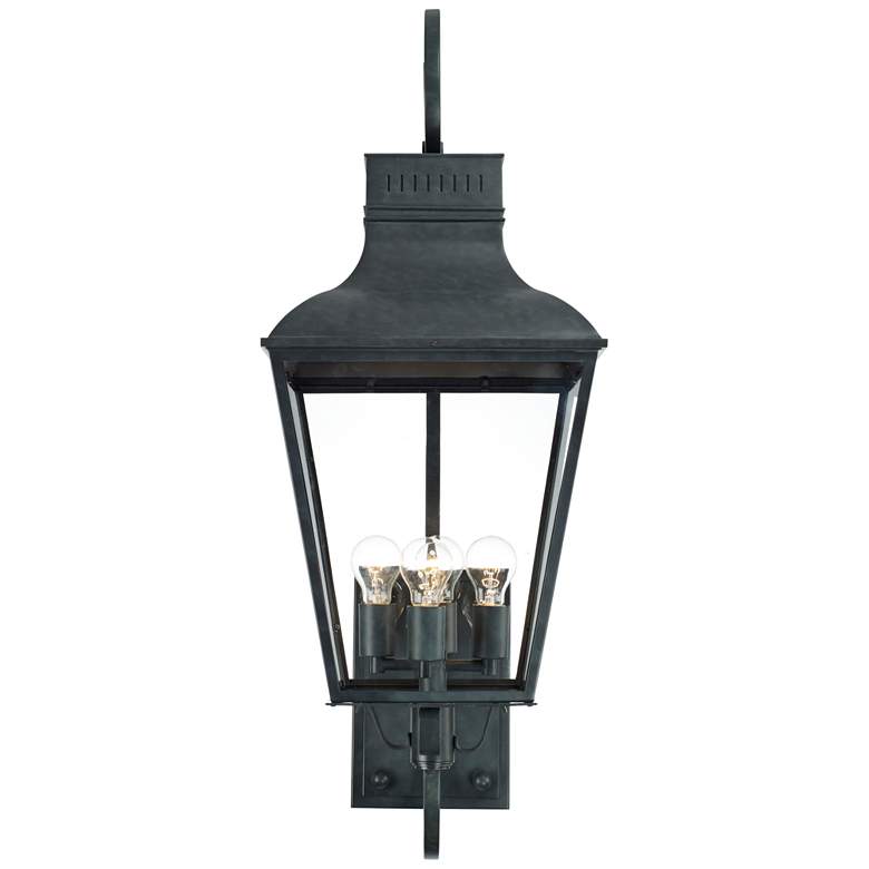 Image 2 Crystorama Dumont 38 3/4" High Charcoal Outdoor Wall Light more views