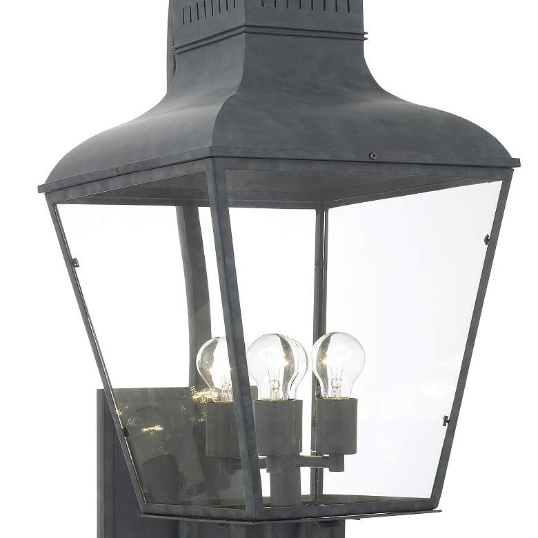 Image 2 Crystorama Dumont 38 3/4" High Charcoal Outdoor Wall Light more views