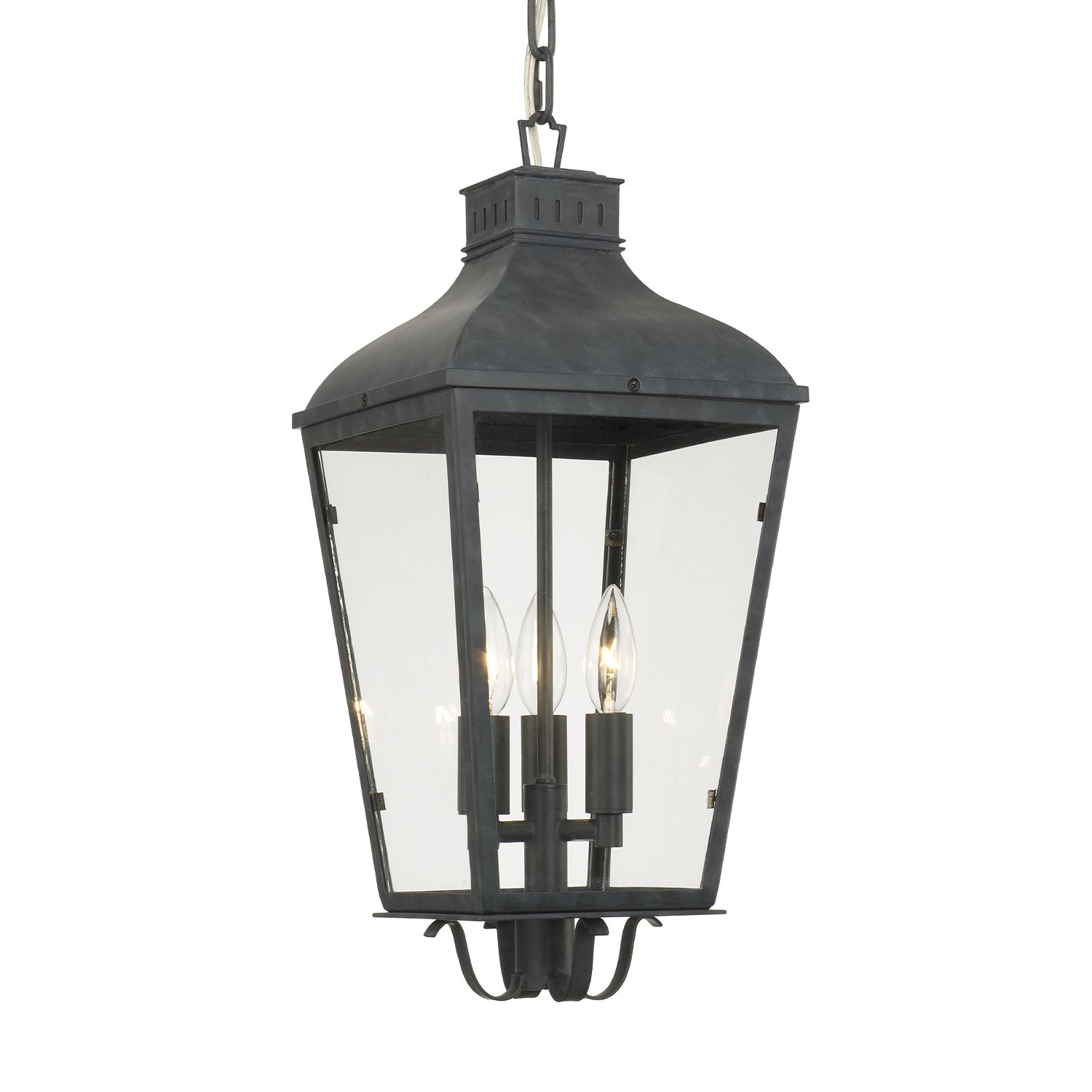 Image 3 Crystorama Dumont 9.25'' Graphite Outdoor Pendant more views
