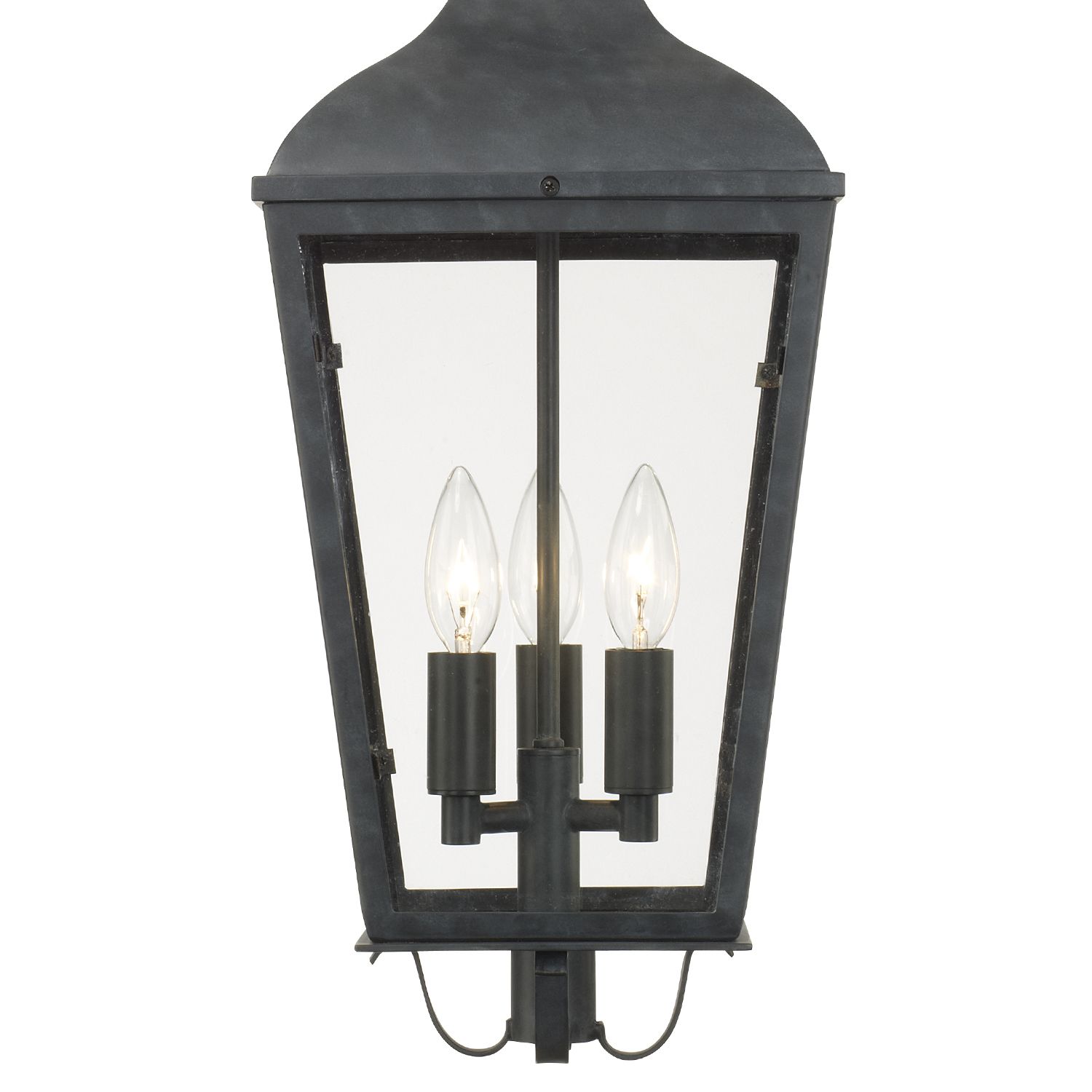 Image 4 Crystorama Dumont 9.25'' Graphite Outdoor Pendant more views