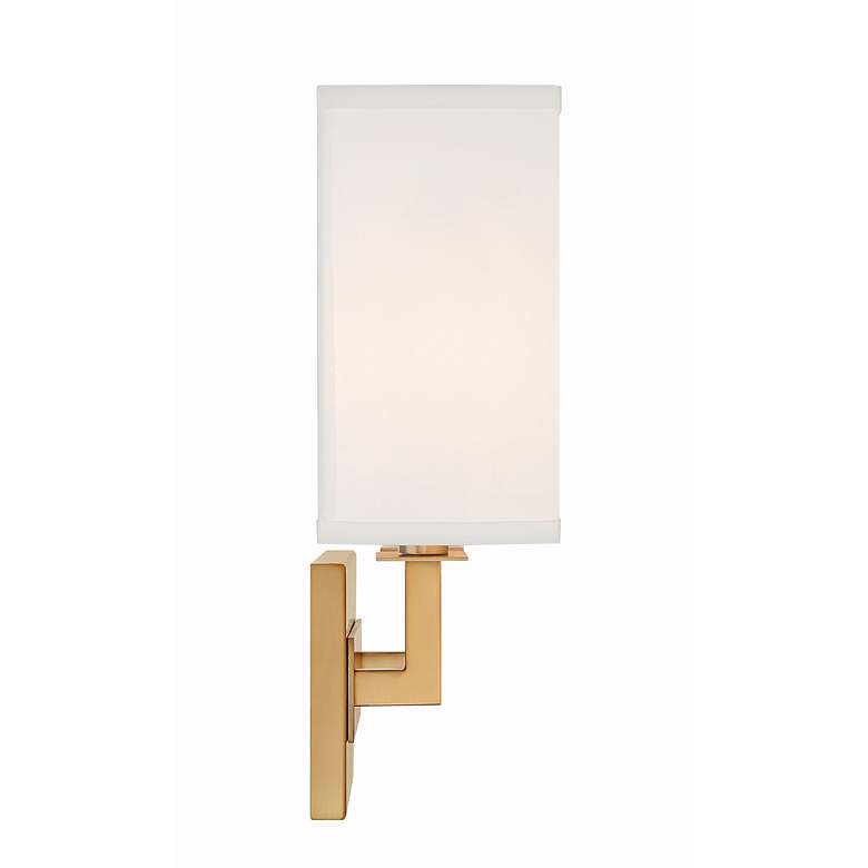 Image 4 Crystorama Durham 12 1/4" High Vibrant Gold ADA Wall Sconce more views