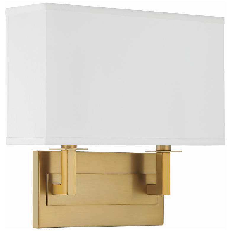 Image 4 Crystorama Durham 2 Light Vibrant Gold Sconce more views
