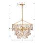 7_Crystorama Elsa 20" Wide Antique Gold 3-Tier Chandelier more views