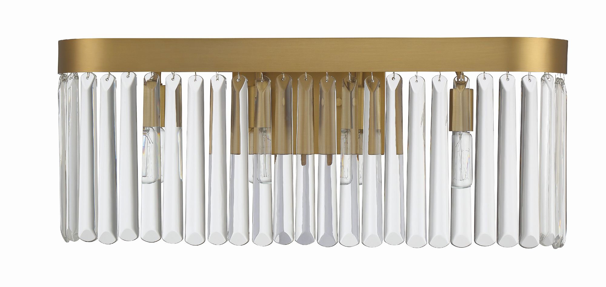 Image 2 Crystorama Emory 24'' Modern Gold Bathroom Vanity more views