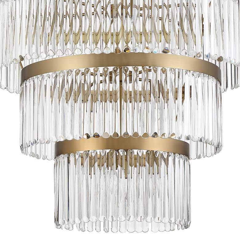 Image 5 Crystorama Emory 40" Wide Modern Gold Crystal Chandelier more views