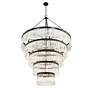 4_Crystorama Emory 48" Wide Black Forged 5-Tier Chandelier more views