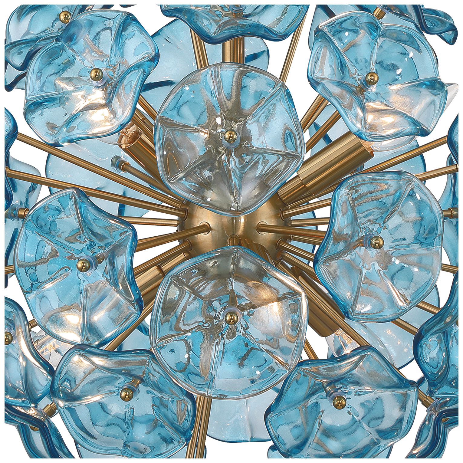 Image 5 Crystorama Esme 18.25'' Aged Brass Chandelier more views