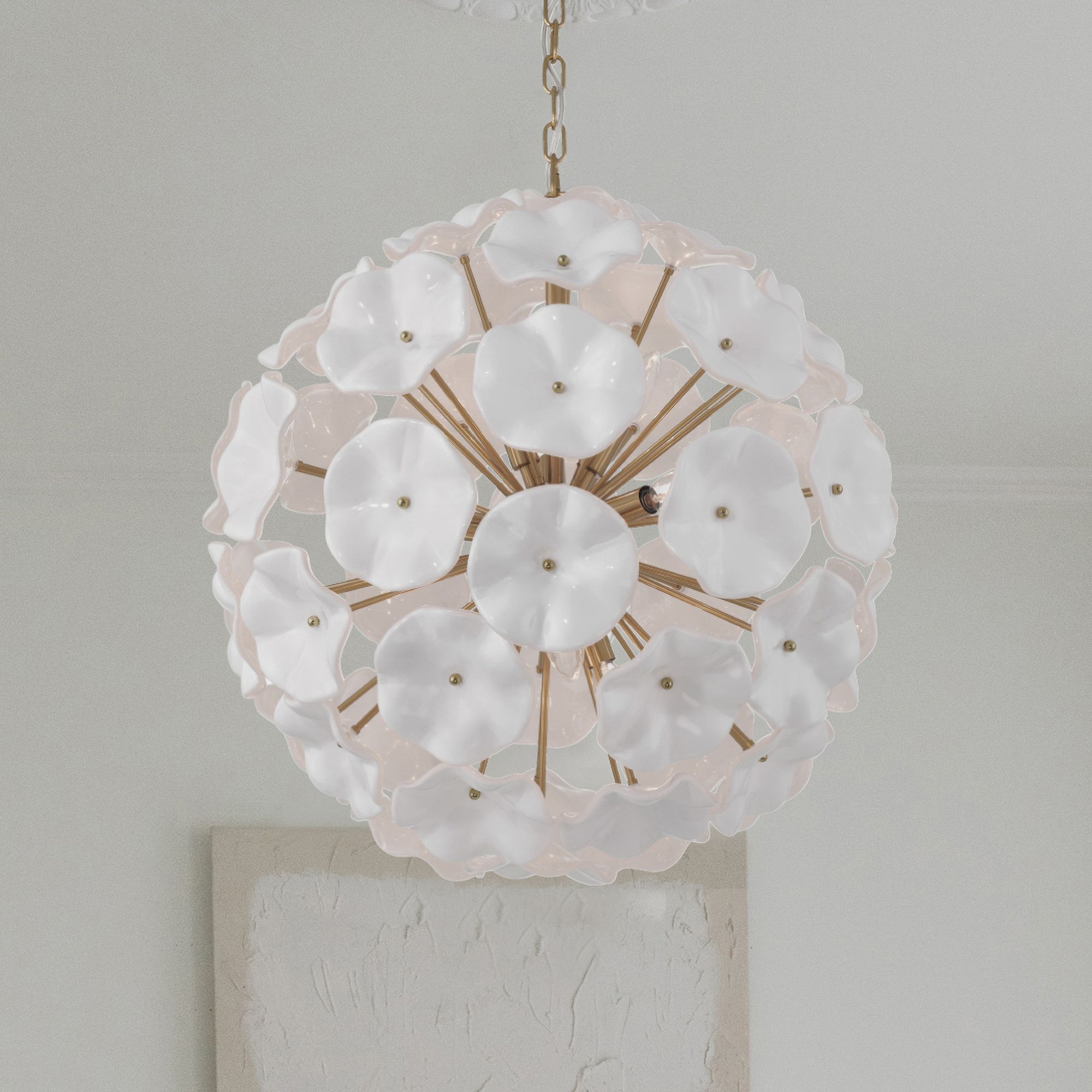 Image 7 Crystorama Esme 22.5'' Aged Brass Chandelier more views