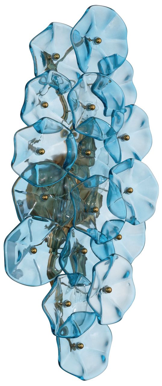 Image 2 Crystorama Esme 23in.  Aged Brass Sconce more views