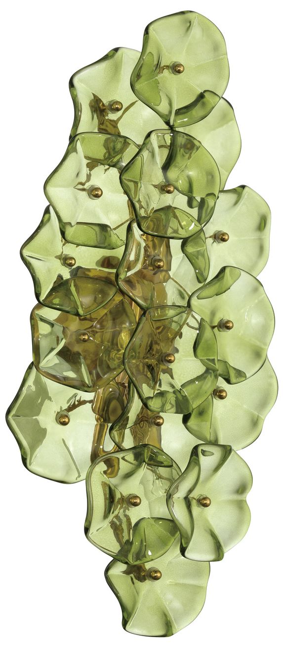 Image 2 Crystorama Esme 23in.  Aged Brass Sconce more views