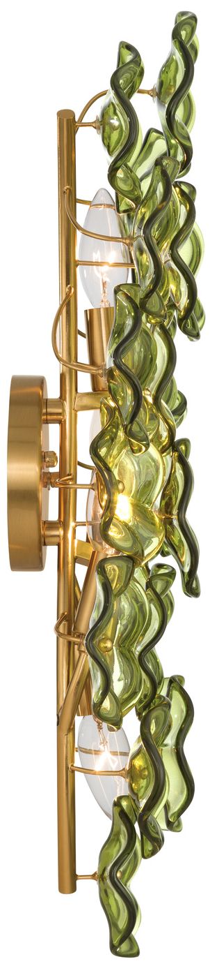 Image 4 Crystorama Esme 23in.  Aged Brass Sconce more views