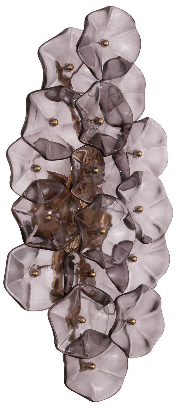 Image 2 Crystorama Esme 23in.  Aged Brass Sconce more views