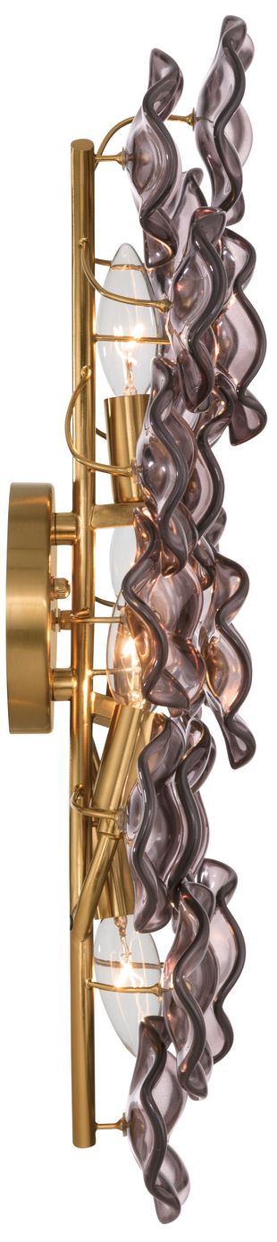 Image 4 Crystorama Esme 23in.  Aged Brass Sconce more views