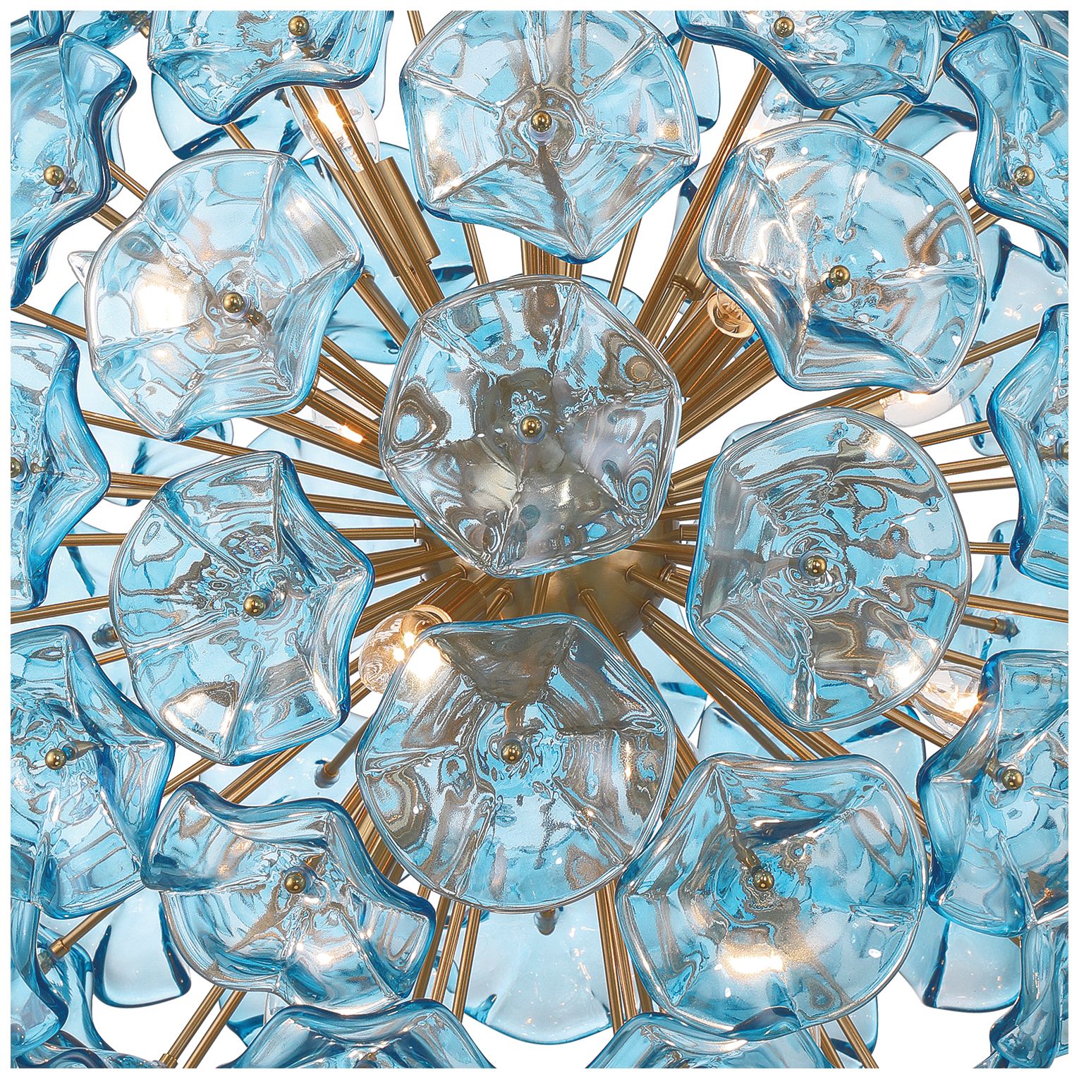 Image 5 Crystorama Esme 28'' Aged Brass Chandelier more views