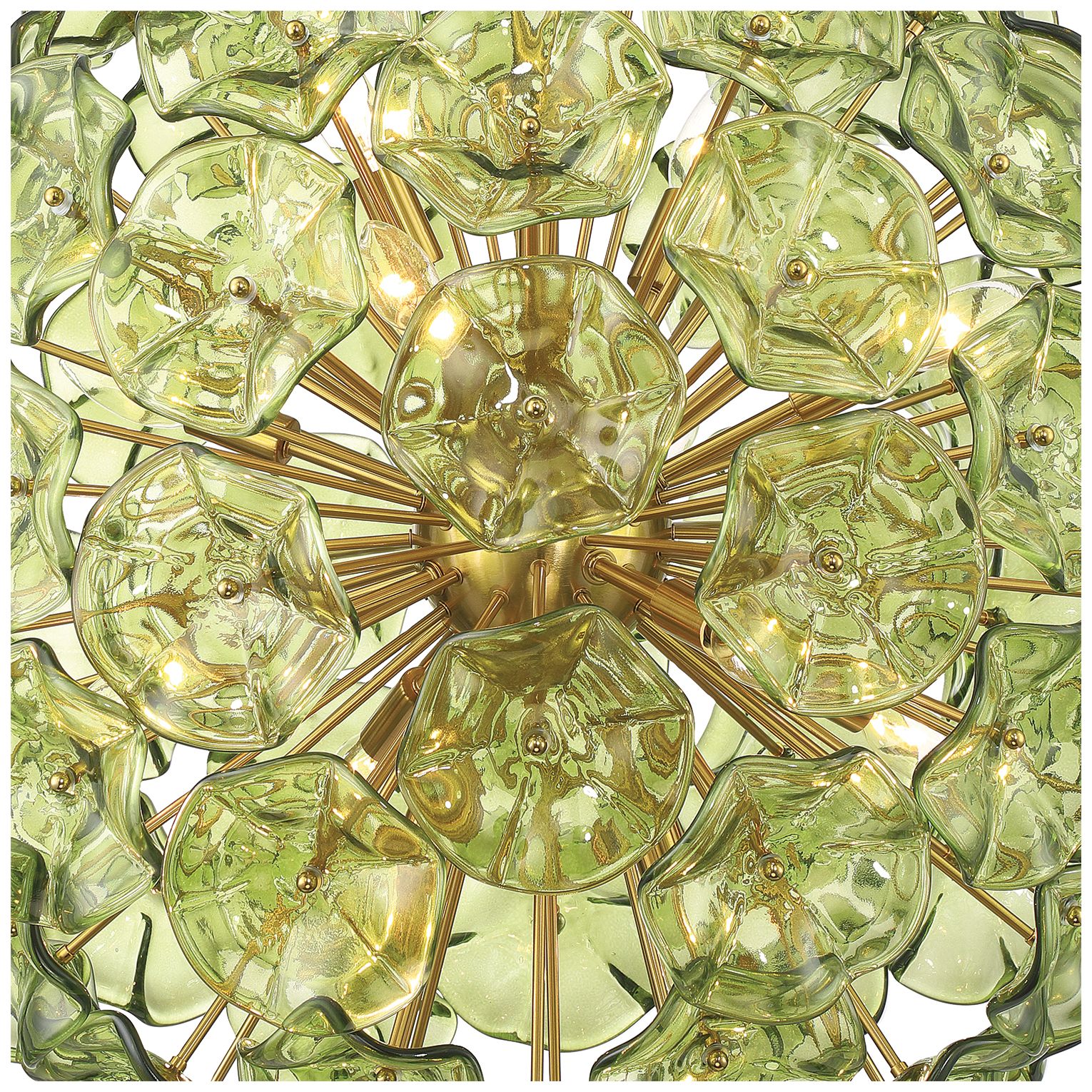 Image 5 Crystorama Esme 28'' Aged Brass Chandelier more views