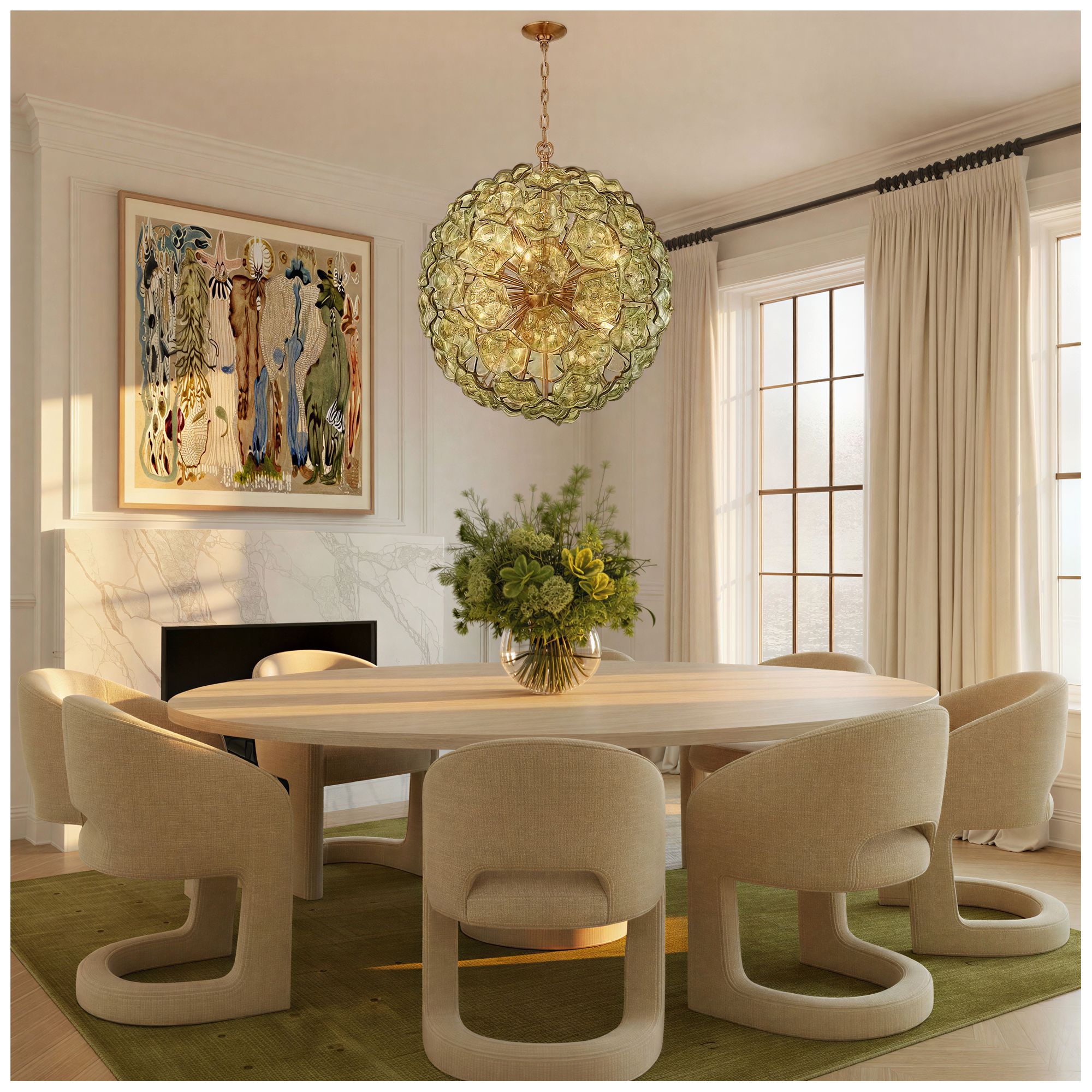 Image 6 Crystorama Esme 28'' Aged Brass Chandelier more views