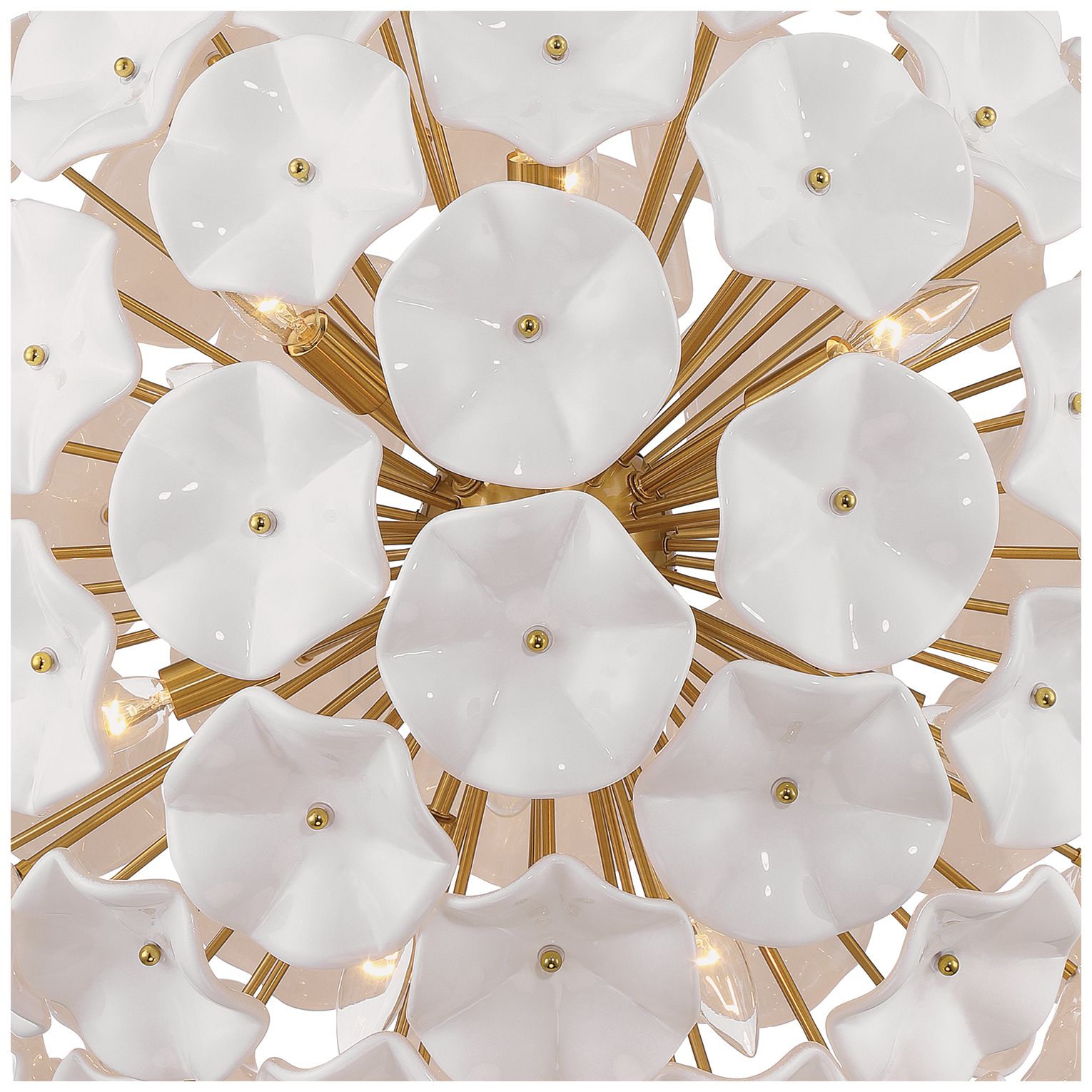 Image 5 Crystorama Esme 28in.  Aged Brass Chande more views