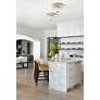 4_Crystorama Everly 18" Wide Olde Brass Ceiling Light more views