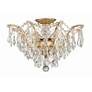 4_Crystorama Filmore 19" Wide Antique Gold Ceiling Light more views