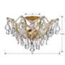 Crystorama Filmore 19" Wide Antique Gold Ceiling Light