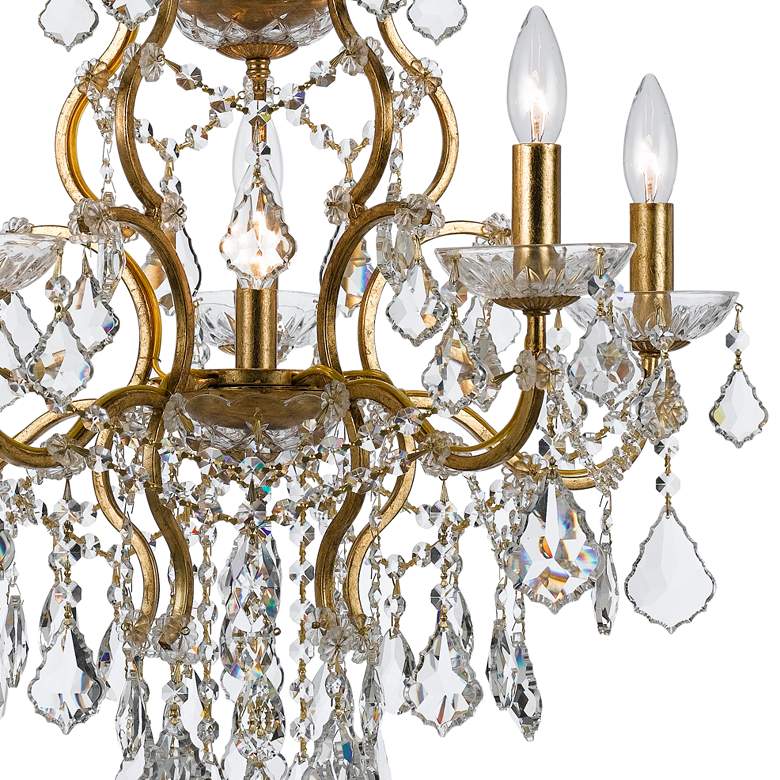Image 3 Crystorama Filmore 23" 6-Light Traditional Gold and Crystal Chandelier more views