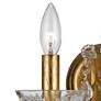 Crystorama Filmore Gold 12 1/2" High Crystal Wall Sconce in scene