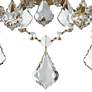 Crystorama Filmore Gold 12 1/2" High Crystal Wall Sconce in scene