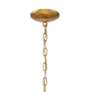 Crystorama Fiona 27" Wide Antique Gold 4-Light Chandelier