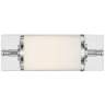 Crystorama Foster 12" Wide Chrome LED Wall Light