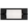 Crystorama Foster 12" Wide Matte Black LED Wall Light