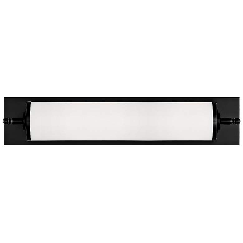 Crystorama Foster 24&quot; Wide Matte Black LED Wall Light