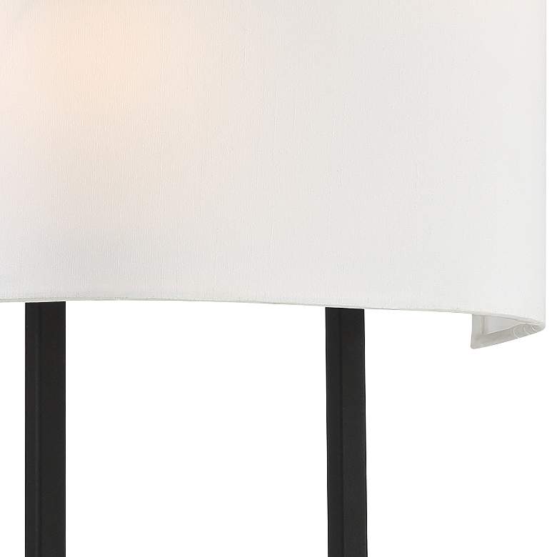 Image 4 Crystorama Fremont 21" High Black Forged Wall Sconce more views