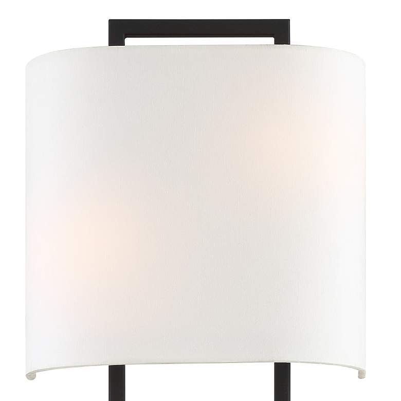 Image 5 Crystorama Fremont 21" High Black Forged Wall Sconce more views