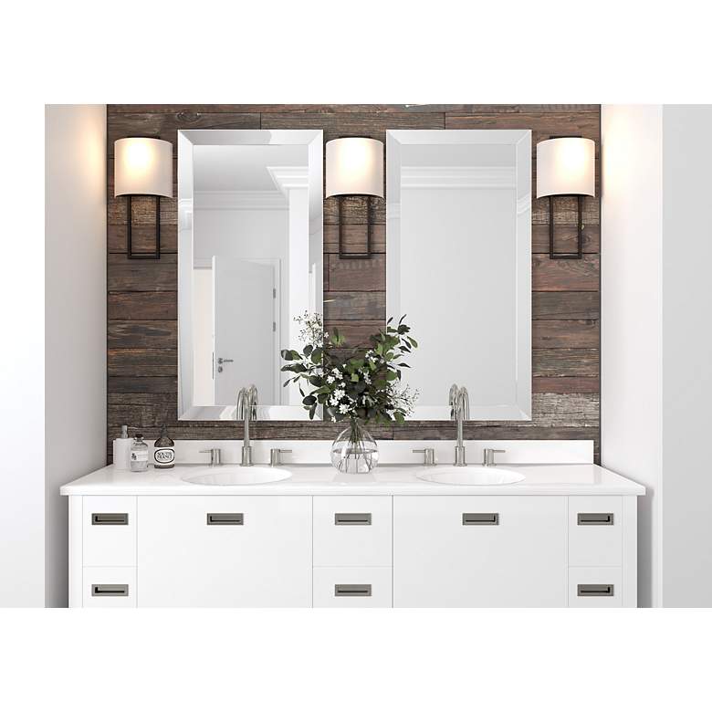 Image 7 Crystorama Fremont 21" High Black Forged Wall Sconce more views