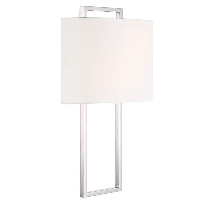 Image 2 Crystorama Fremont 21" High Polished Nickel Wall Sconce more views
