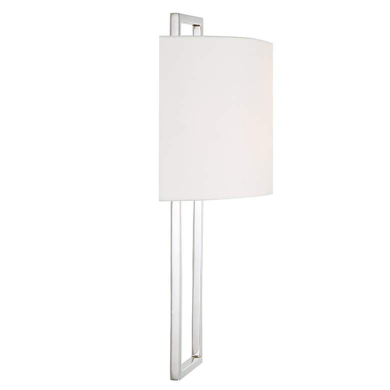 Image 3 Crystorama Fremont 21" High Polished Nickel Wall Sconce more views