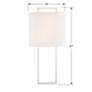 6_Crystorama Fremont 21" High Polished Nickel Wall Sconce more views