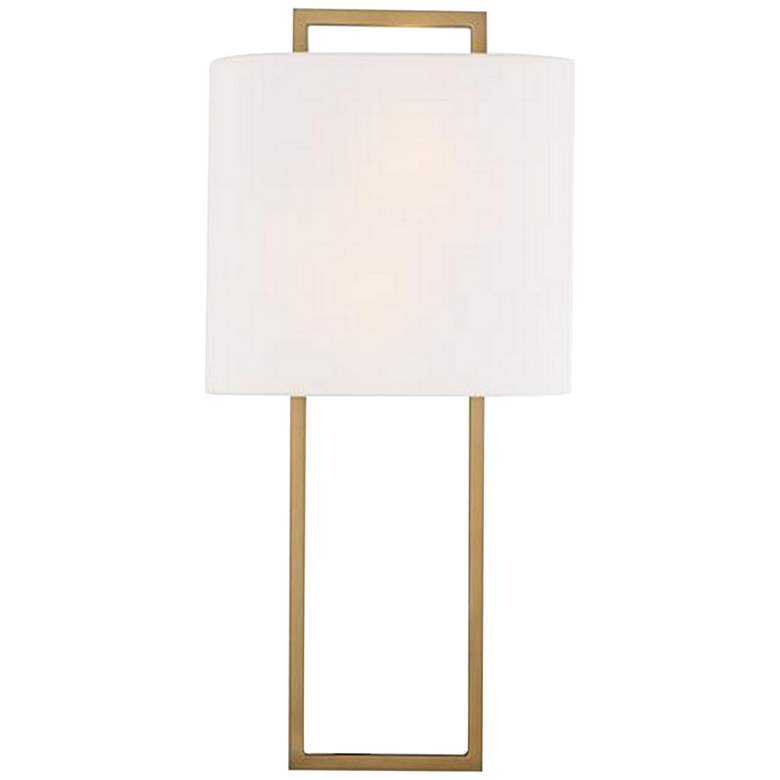 Image 1 Crystorama Fremont 21 inch High Vibrant Gold Wall Sconce