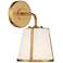 Crystorama Fulton 10 1/4" High Antique Gold Wall Sconce