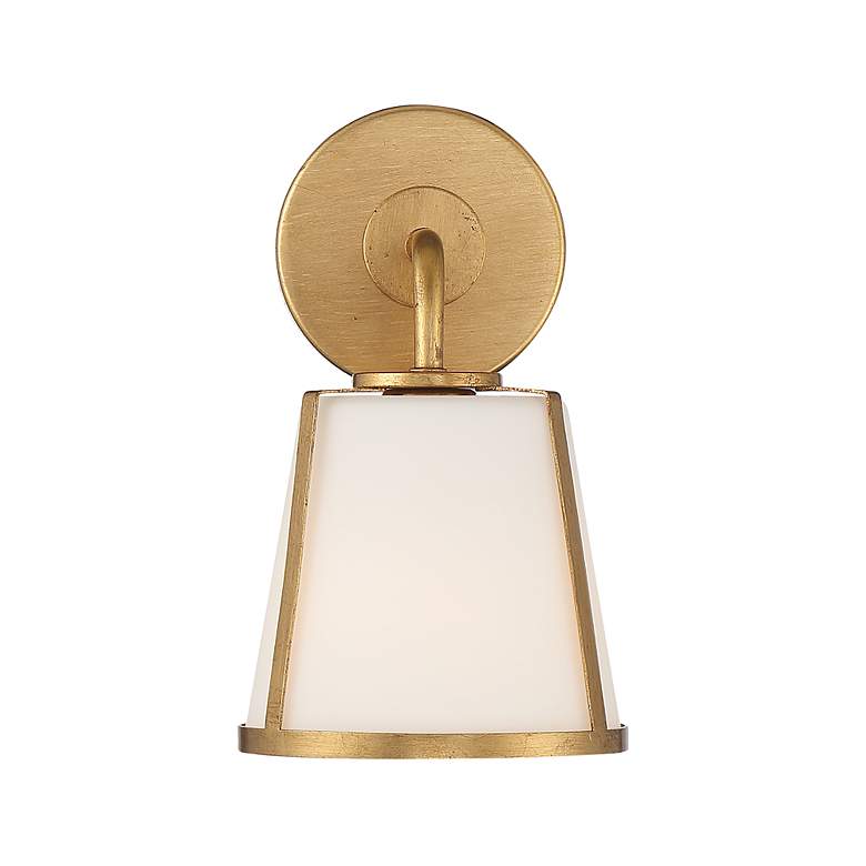 Image 2 Crystorama Fulton 10 1/4" High Antique Gold Wall Sconce more views