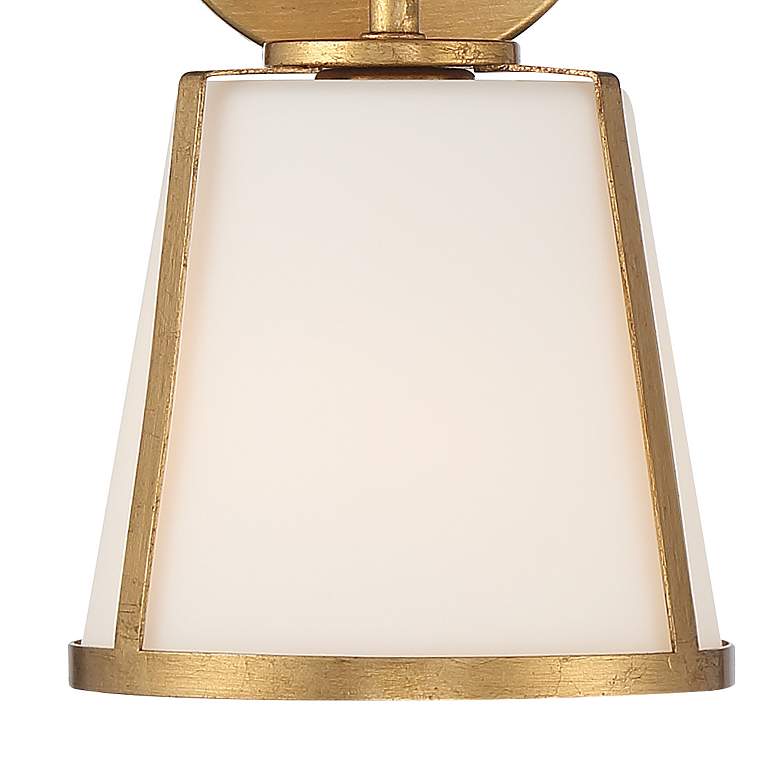 Image 3 Crystorama Fulton 10 1/4" High Antique Gold Wall Sconce more views