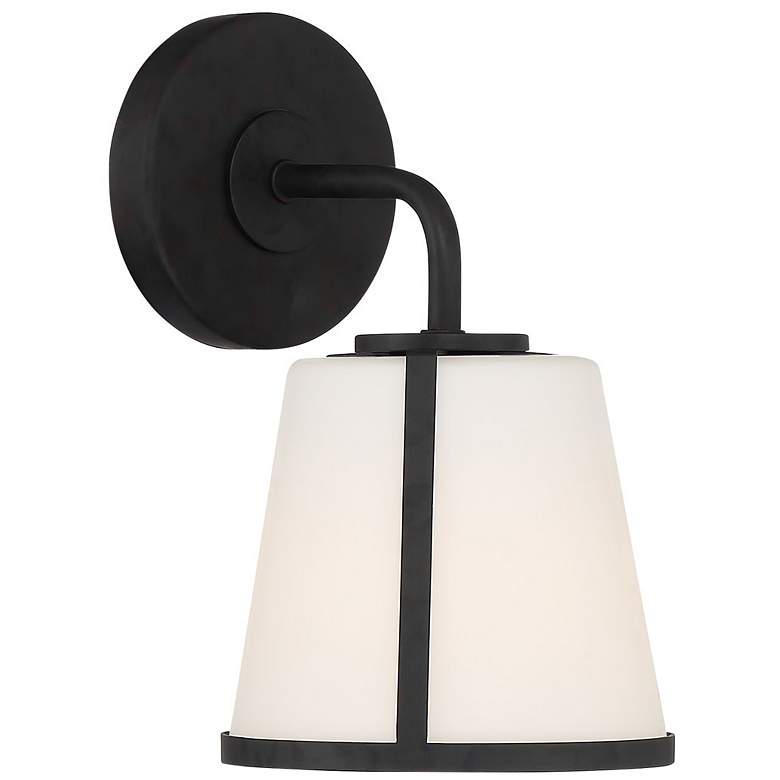 Image 2 Crystorama Fulton 10 1/4 inch High Black Wall Sconce