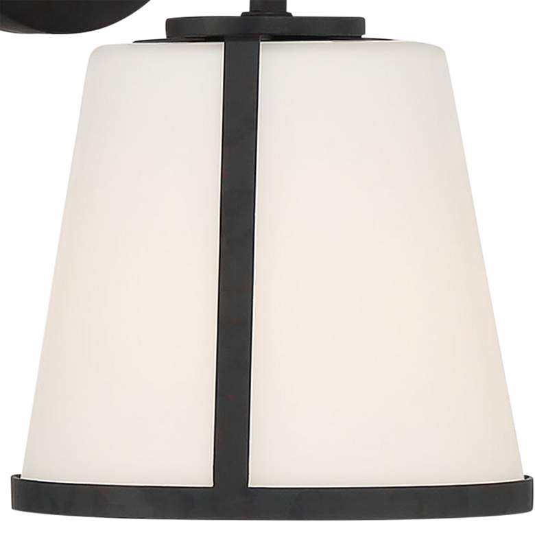 Image 3 Crystorama Fulton 10 1/4 inch High Black Wall Sconce more views